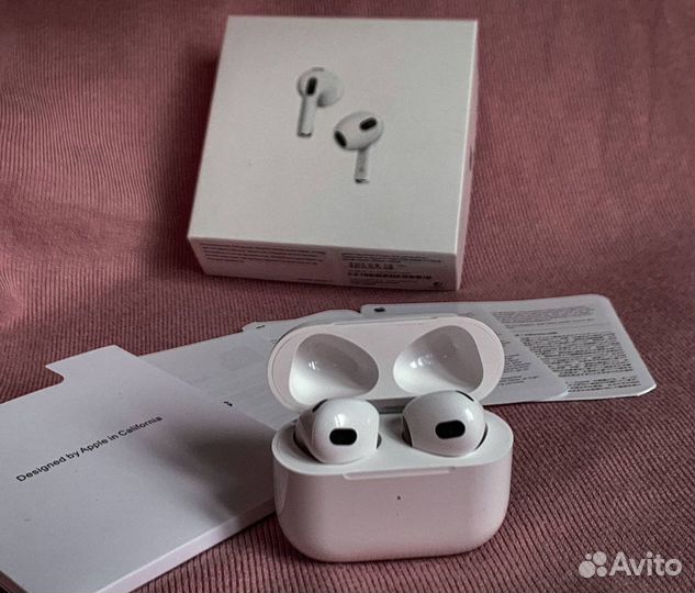 Комплект Apple airpods 3 + чехол