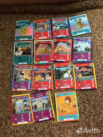 Карточки журнала Скуби Ду