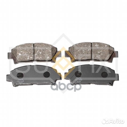 Колодки тормозные дисковые перед прав/лев S