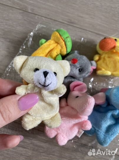 Пальчиковые куклы театр, игрушки на пальцы