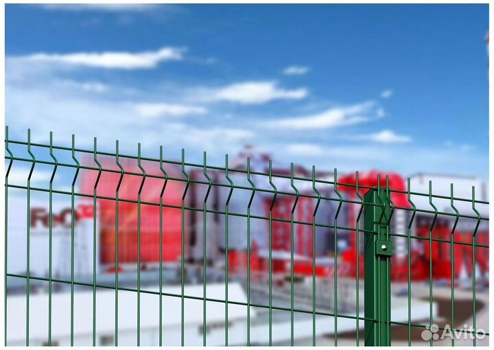 Забор из 3D панелей