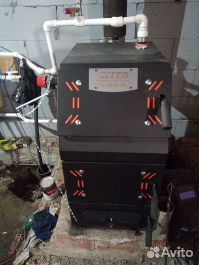 Котел твердотопливный зота 22кв