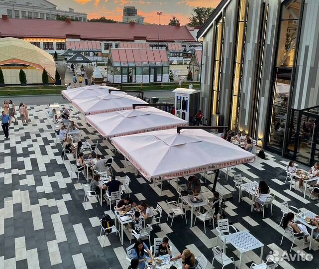 Зонты для кафе.Усиленные уличные зонты