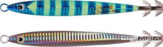 Кальмарница asari Squid Sticker 100гр 03 Blue-Lumo