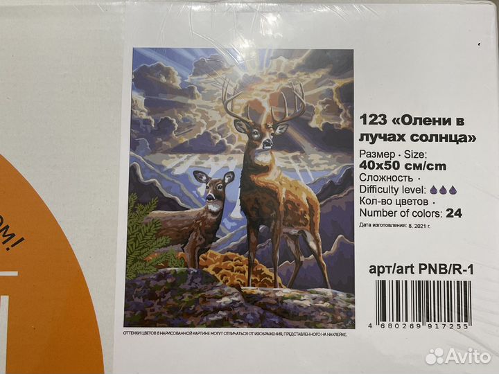 Картина по номерам