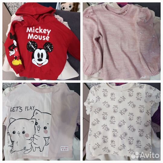 Вещи для девочки пакетом 92