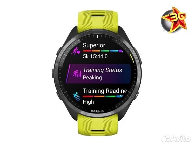 Часы Garmin Forerunner 965 Yellow 010-02809-12