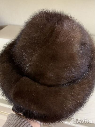 Берет женский норковый 56-58