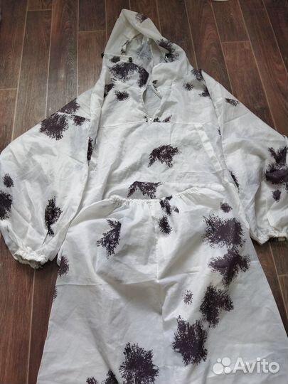 Маскхалат зимний