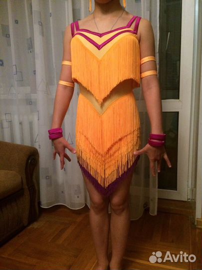 Платье бальное латина