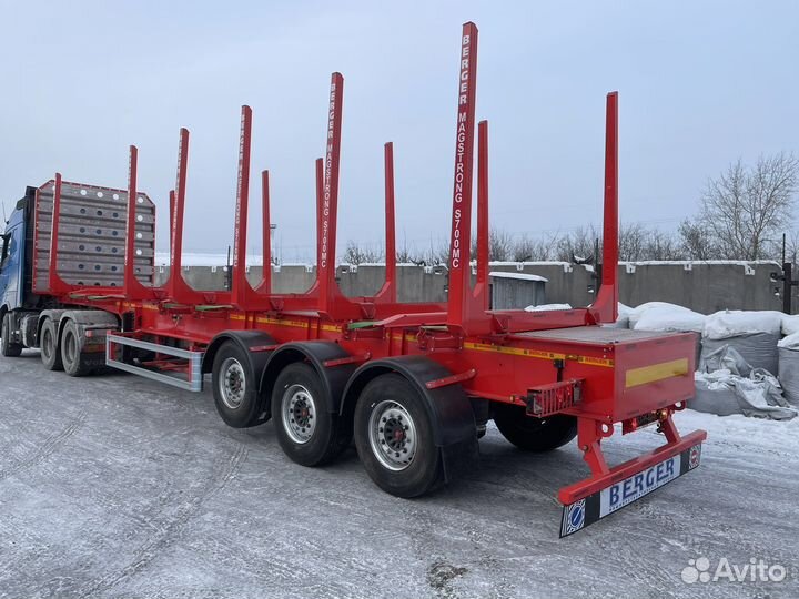 Полуприцеп лесовоз (сортиментовоз) Berger 9853, 2024