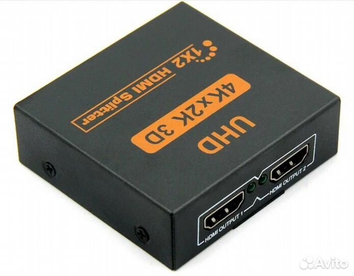 Сплиттер / делитель сигнала hdmi 1х2 Ultra HD