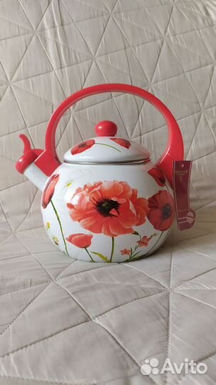 Чайник эмалированный со свистком Winner 2 литра