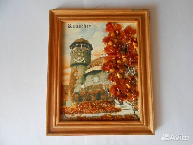 Картины с янтарем