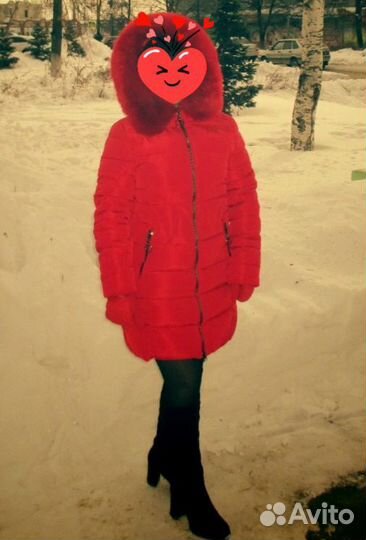 Куртка зимняя женская 44 46 размер бу