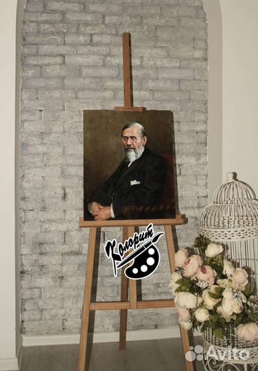 Ключевский В. О. портрет на холсте 40х50см