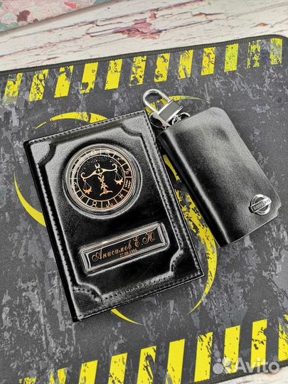 Обложка для автодокументов с номером. Автообложка