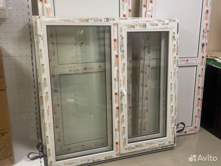 Окно пластиковое двухстворчатое