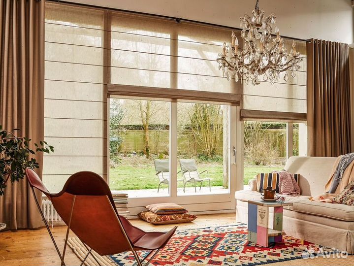 Римские шторы. Не бахромятся и не рвутся