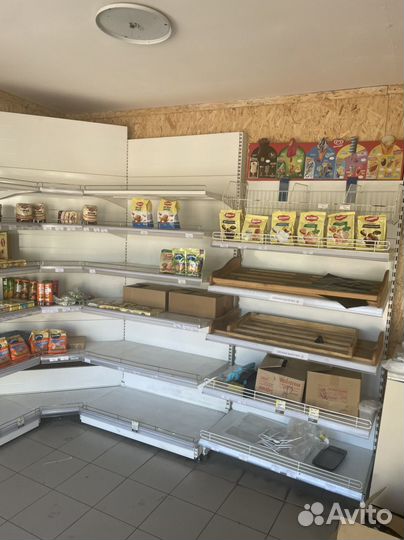 Стеллаж металлический торговый для магазина бу