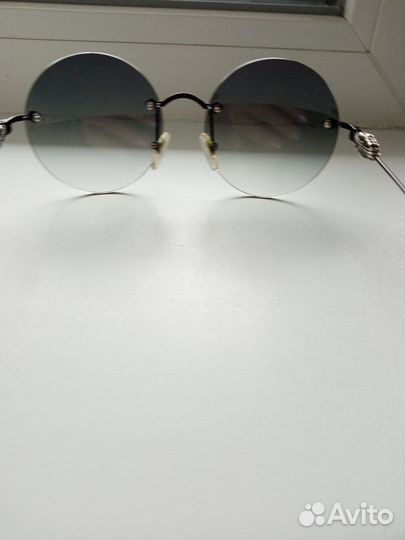 Солнцезащитные очки женские круглые Chrome hearts