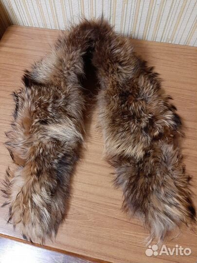 Воротник меховой съёмный