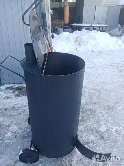 Бочка металлическая для сжигания мусора