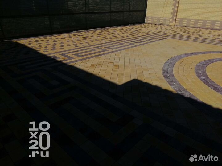 Тротуарная плитка, брусчатка, бордюры под ключ