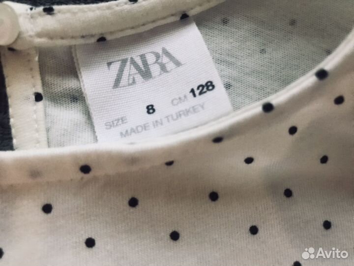 Блузка Zara 8 лет 128 школьная