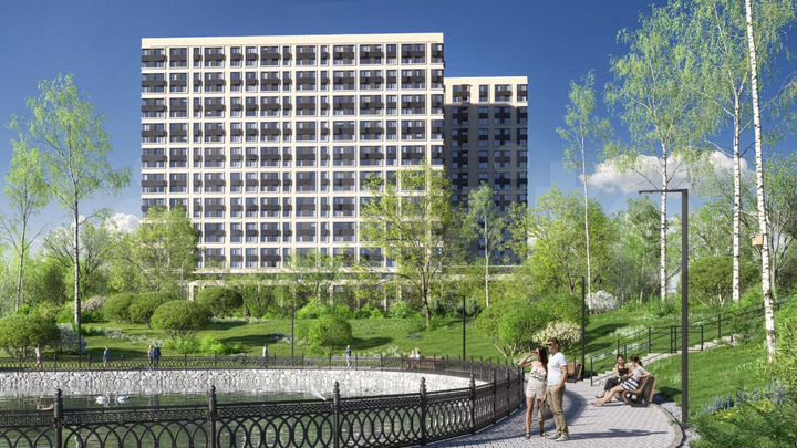 2-к. апартаменты, 59,7 м², 2/22 эт.