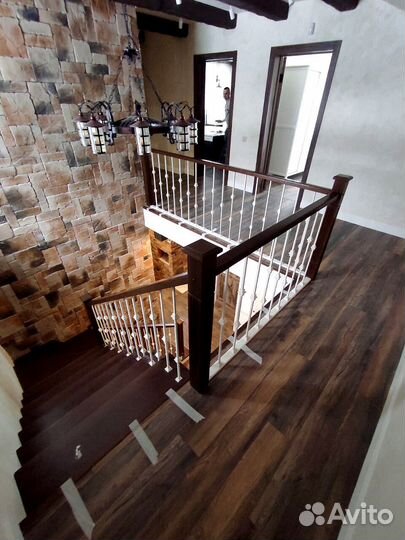 Деревянные лестницы на второй этаж