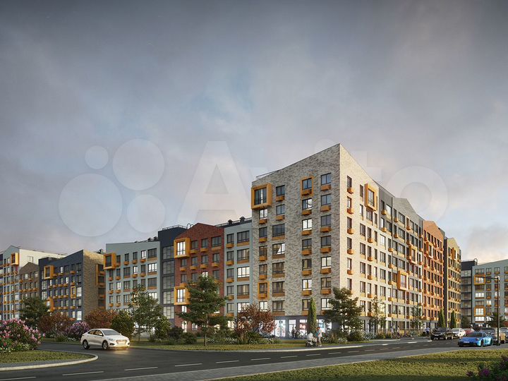 1-к. квартира, 41,3 м², 7/8 эт.