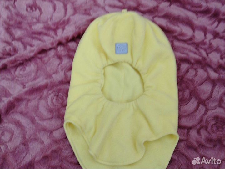 Шапка шлем для девочки 50 52