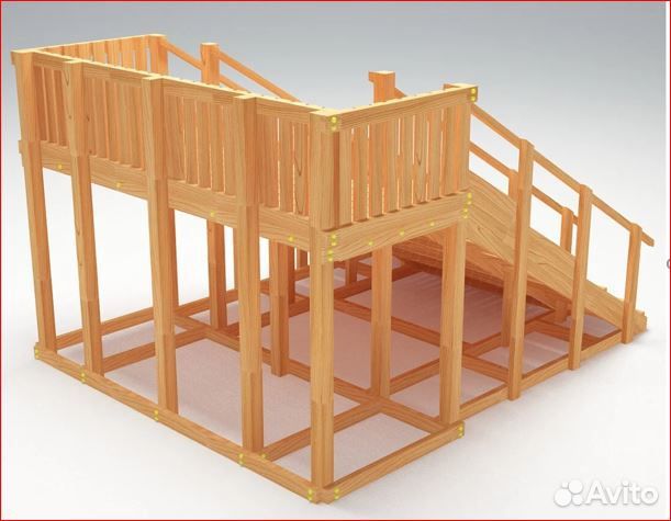 Зимняя горка, уличный зимний скат детям и взрослым