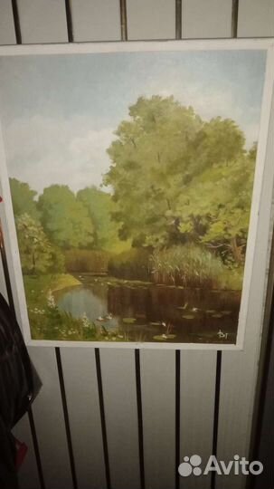 Картина маслом на холсте пейзаж
