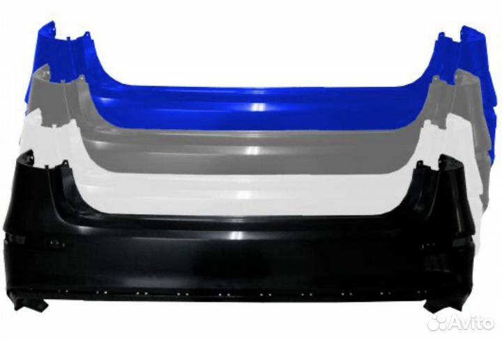 Задний бампер Kia Rio 3