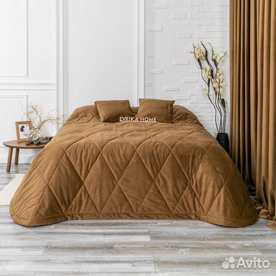 Покрывало бархат Беллиссимо Тоффи новое