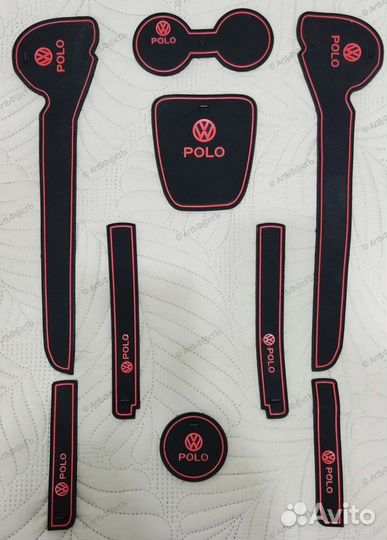 Антискользящие коврики WV Polo