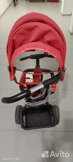 Трехколесный велосипед коляска