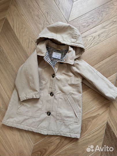 Тренч для девочки zara 104