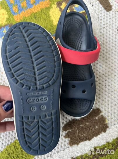 Сабо crocs C6,7; сандалии Crocs c9,j1 для мальчика