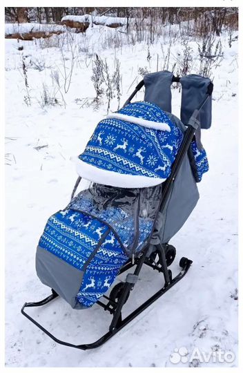 Детские санки коляска бу