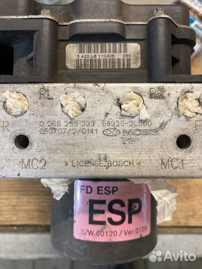 Блок ABS ESP Hyundai KIA