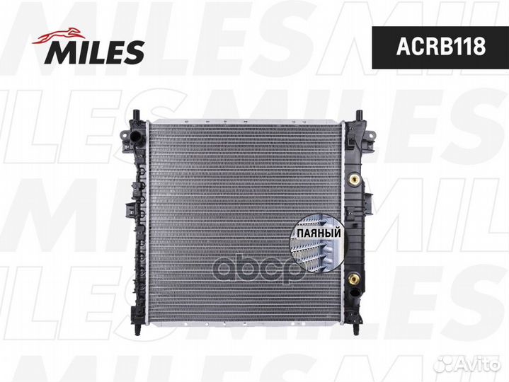 Радиатор ssangyong actyon 2.0-2.3 (паяный) 06