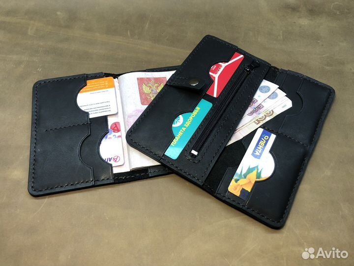 Комплект из натуральной кожи