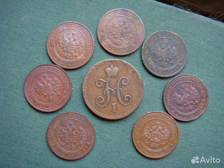 Монеты Империи до 1917 года. Царская медь