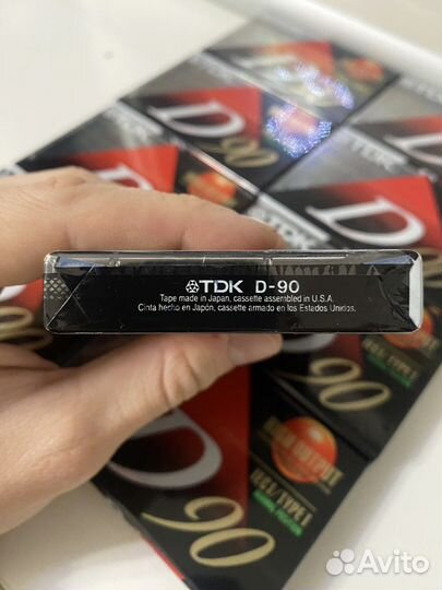 Аудиокассеты TDK D90 новые