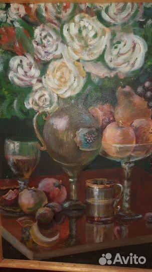 Картина натюрморт подлинник в рамке