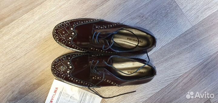 Полуботинки натуральная кожа женские 38,5 размер