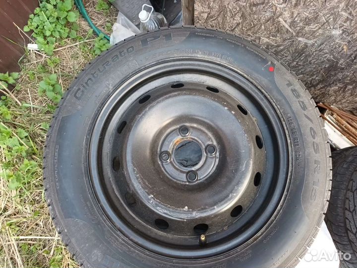 R15 Pirelli Cinturato P1 185/65, PCD 4x100 DIA 60.1